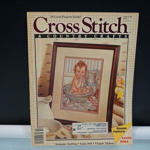 Cross Stitch And Country Crafts 1990 Patterns - Picture 1 of 9